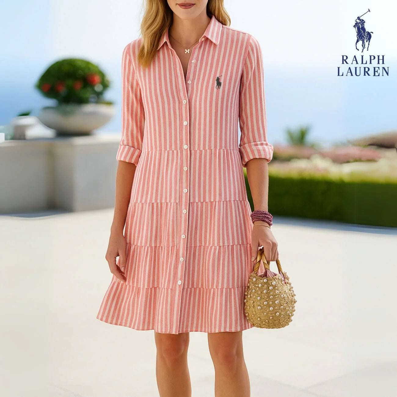 Ꮢ. Ⅼαuren™ | Striped Signature Dress