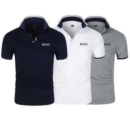 [BUY 2 GET 3] Essential Premier Polo Shirts 3-Pack